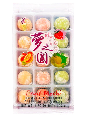 Love Flower Taiwanese Mochi Assorted Fruit Mochi 195g