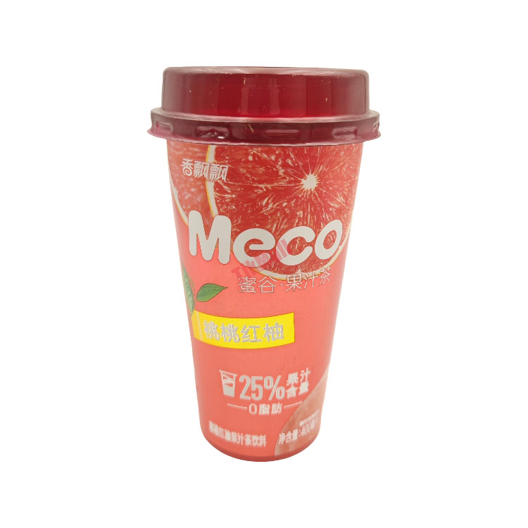 香飘飘蜜谷桃桃红柚果汁茶400ml