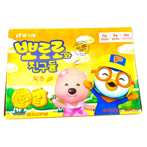 韩国小鸡饼干65g